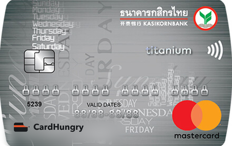 KBank Titanium Mastercard credit card